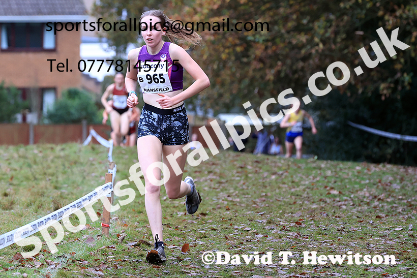 Senior Womens 2024 National Cross Country Relays, Berry Hill Park, Mansfield.   Photo: David T. Hewitson/Sports for All Pics
